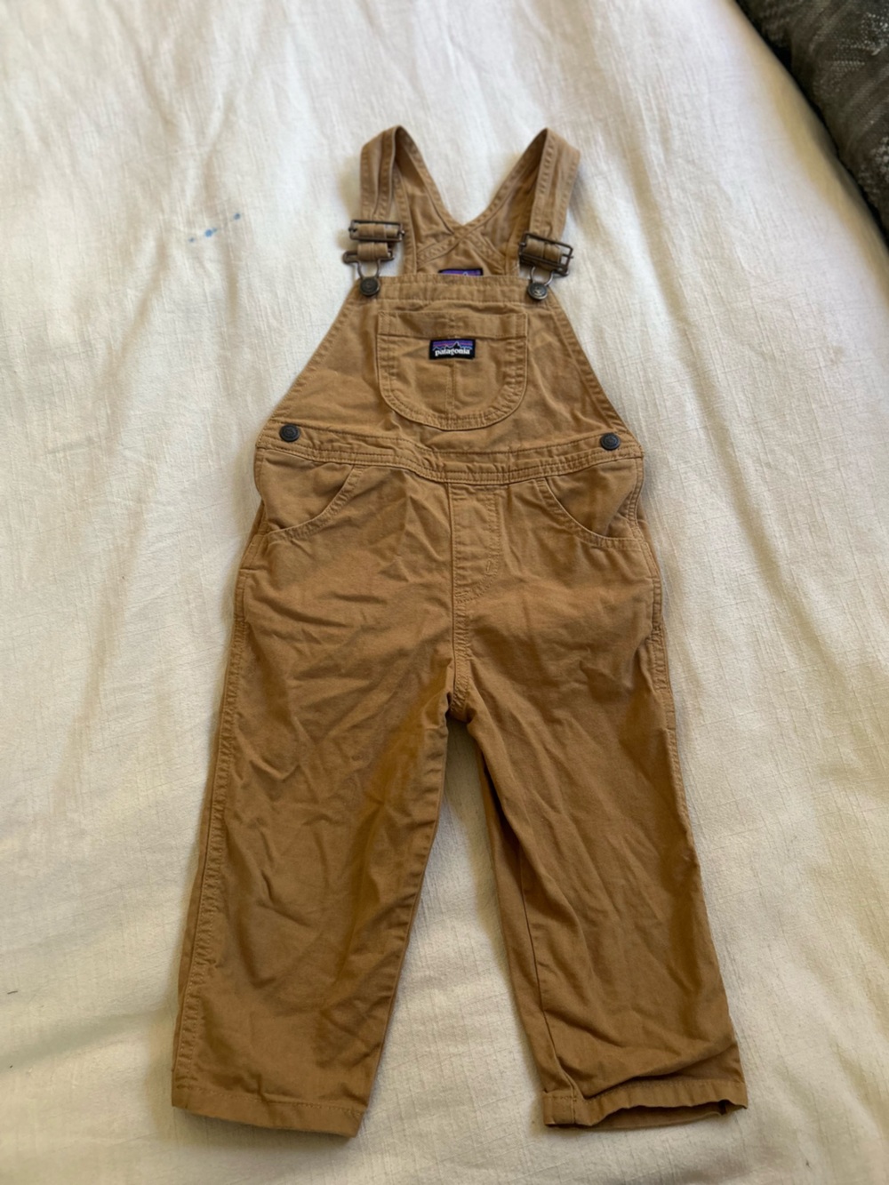 Patagonia Tan 3T Cargo Overalls